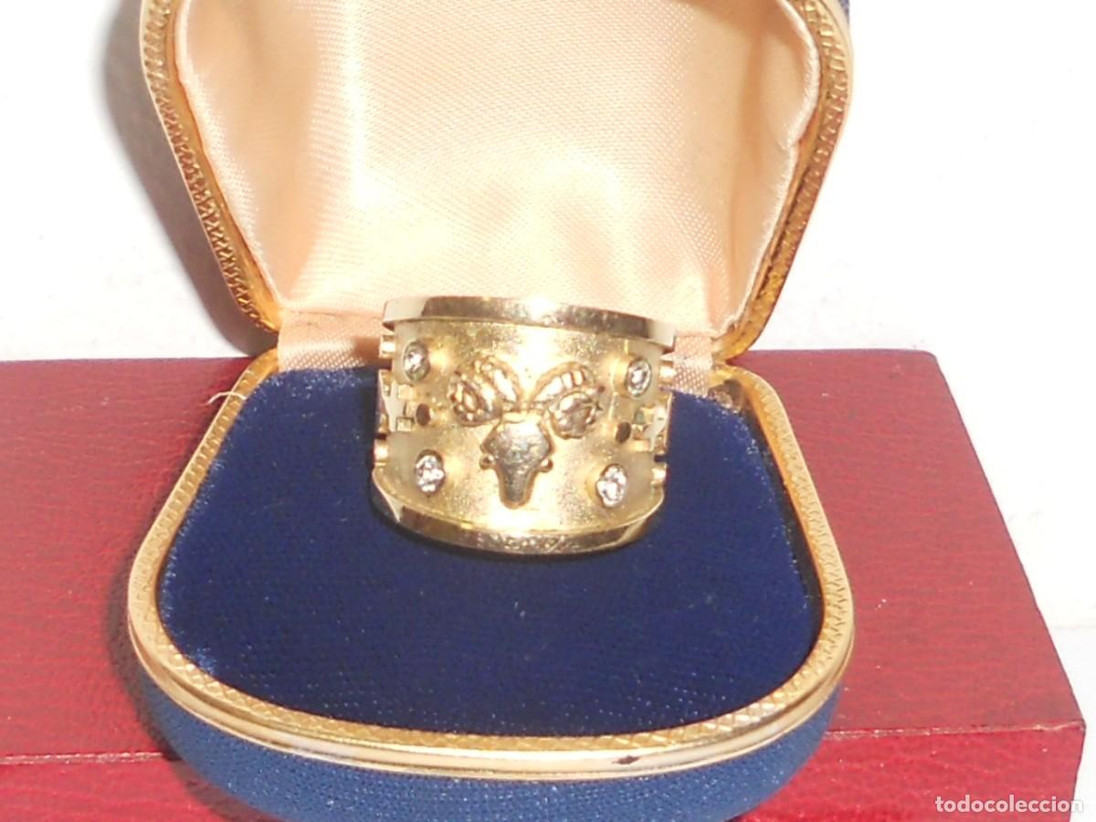 Joyeria: ANILLO ZODIACAL DORADO TALLA 17/18