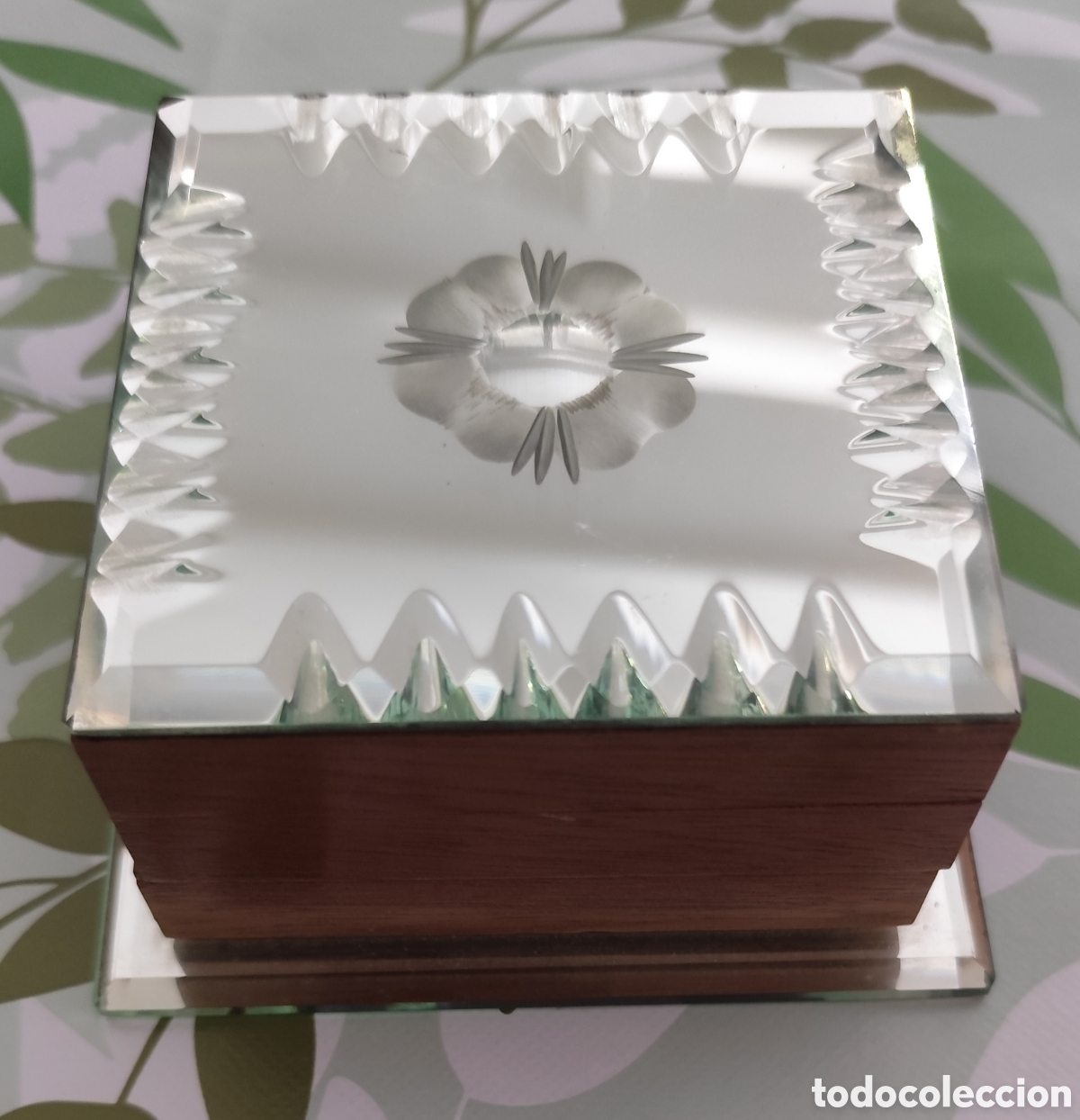 Joyeria: Joyero Vintage Madera y Espejo Biselado