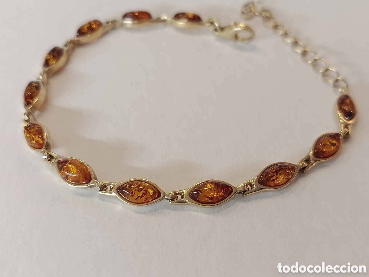 Joyeria: Pulsera de plata y &aacute;mbar Baltico - Foto 5