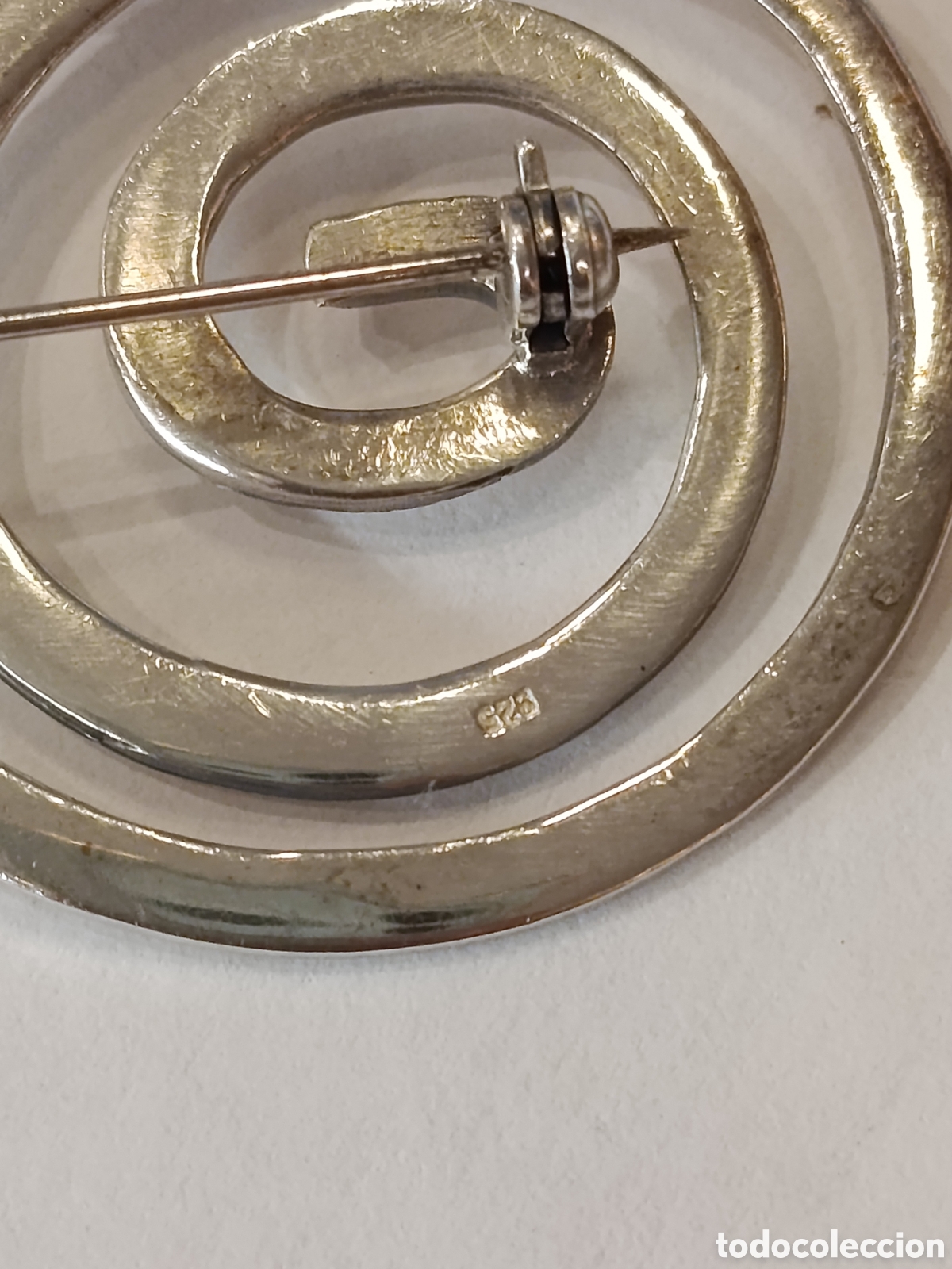 Joyeria: Broche de plata y perla. - Foto 6
