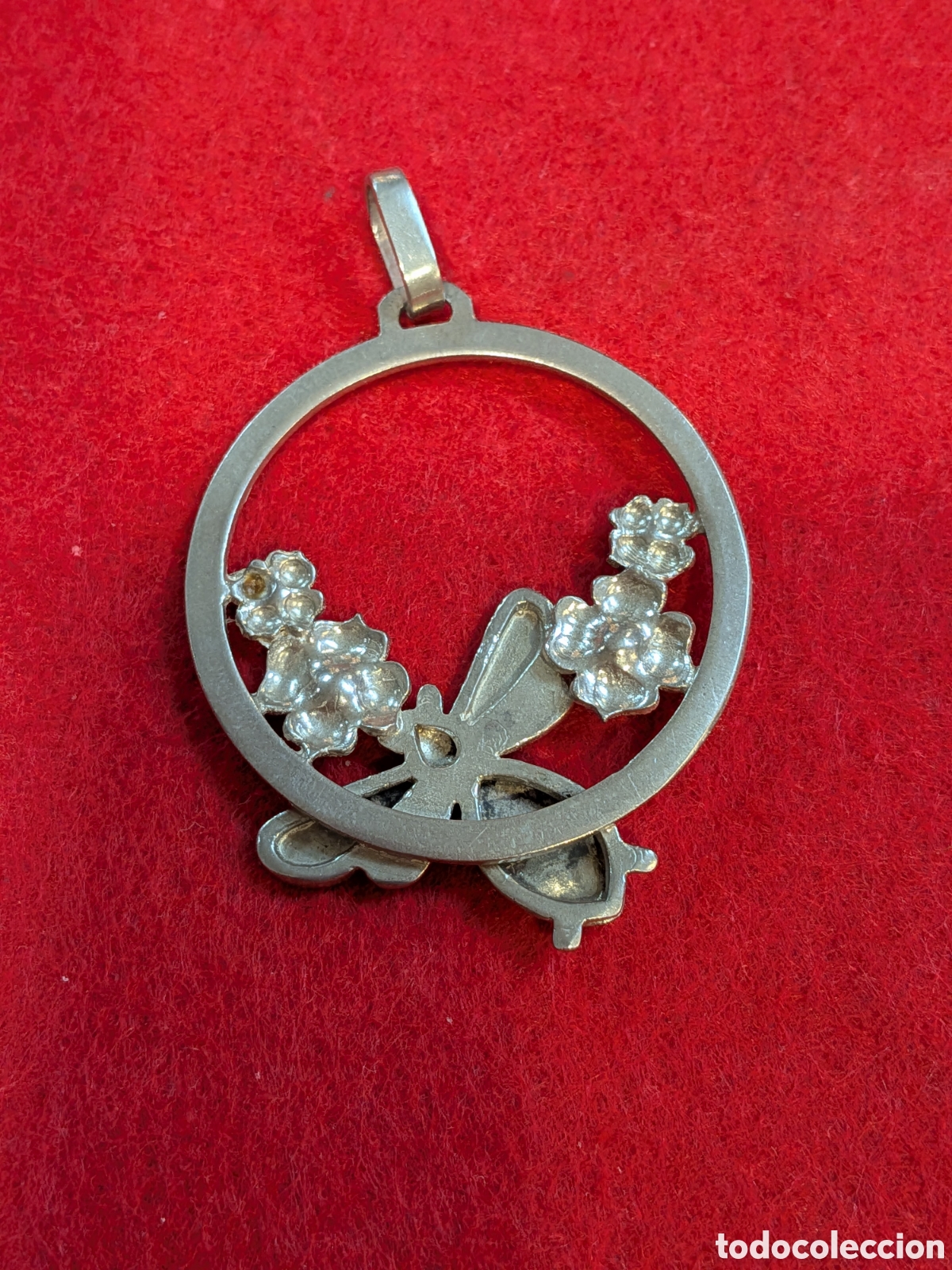 Joyeria: Colgante en plata 925. Avispa con flores. REF-5567 - Foto 2