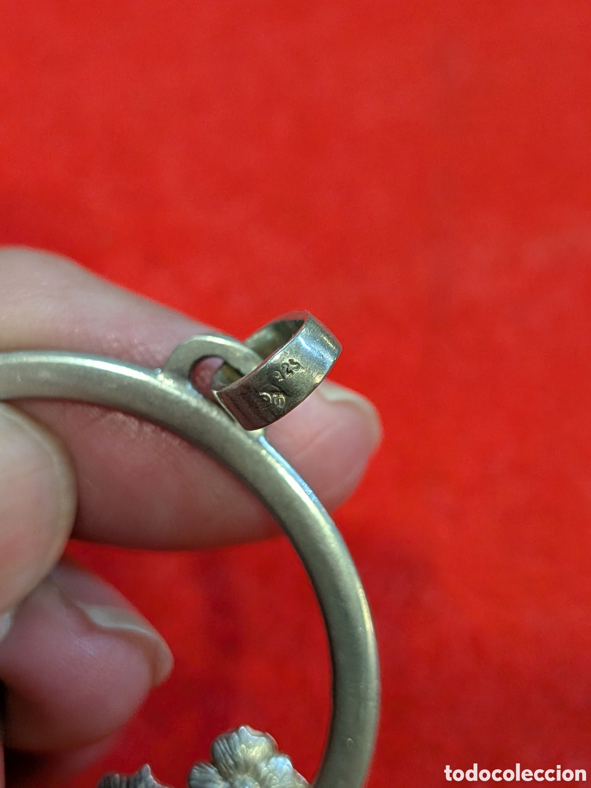 Joyeria: Colgante en plata 925. Avispa con flores. REF-5567 - Foto 4