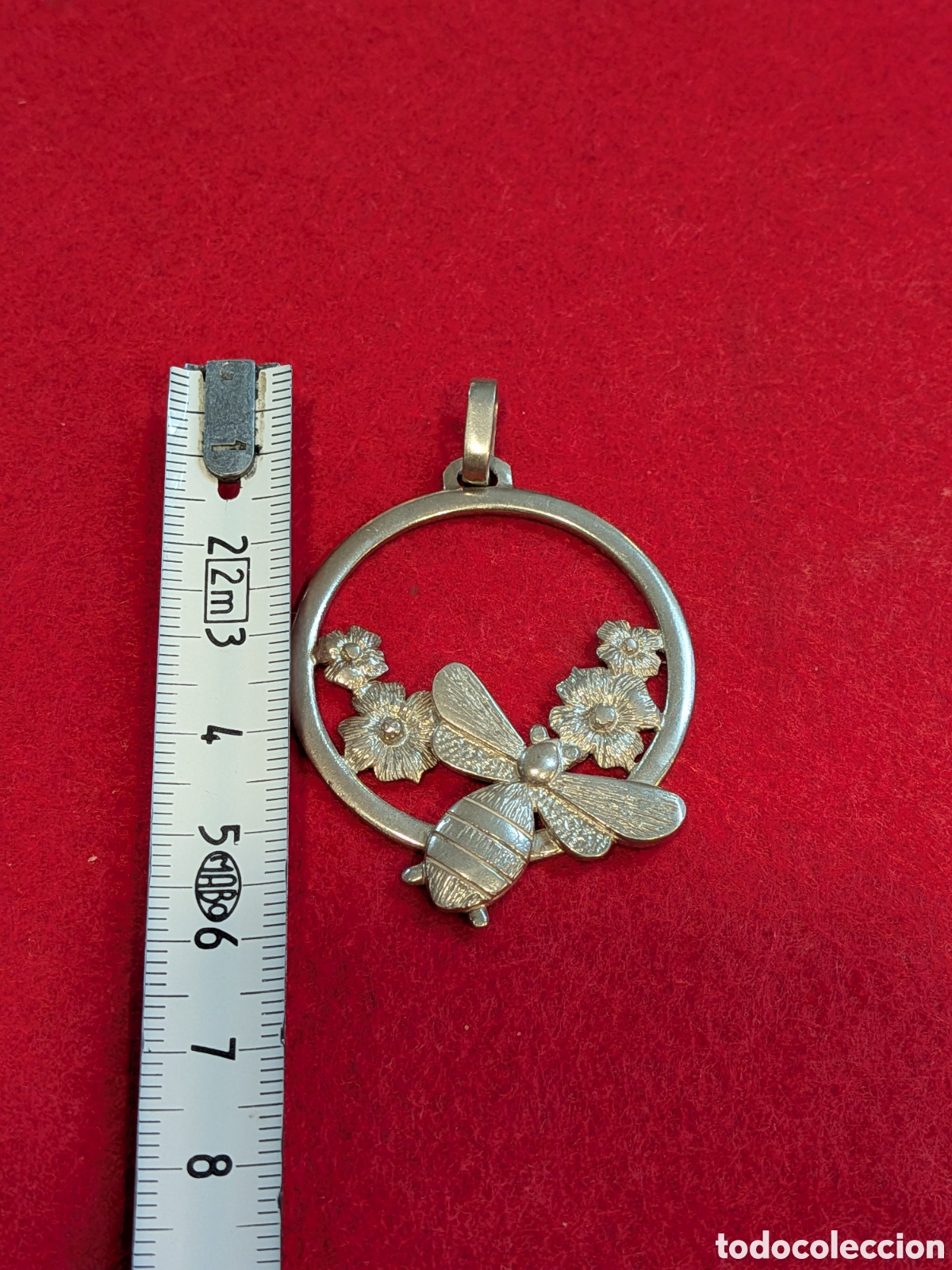 Joyeria: Colgante en plata 925. Avispa con flores. REF-5567 - Foto 5