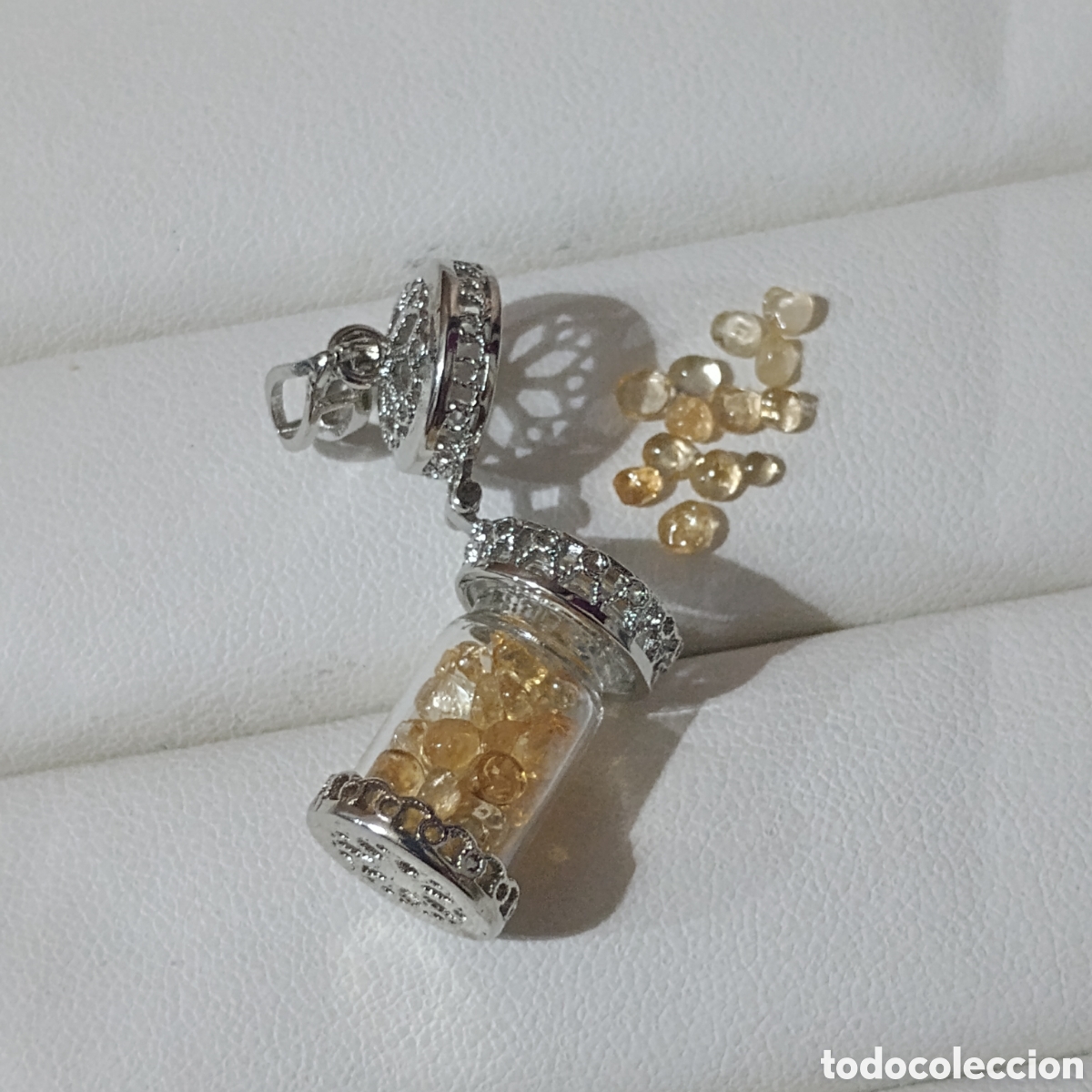 Joyeria: Colgante de Grava de peridoto natural