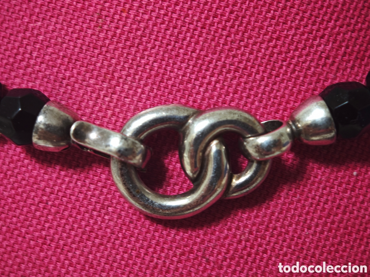 Joyeria: COLLAR ONIX PIEDRAS TALLADA CIERRE PLATA - Foto 4