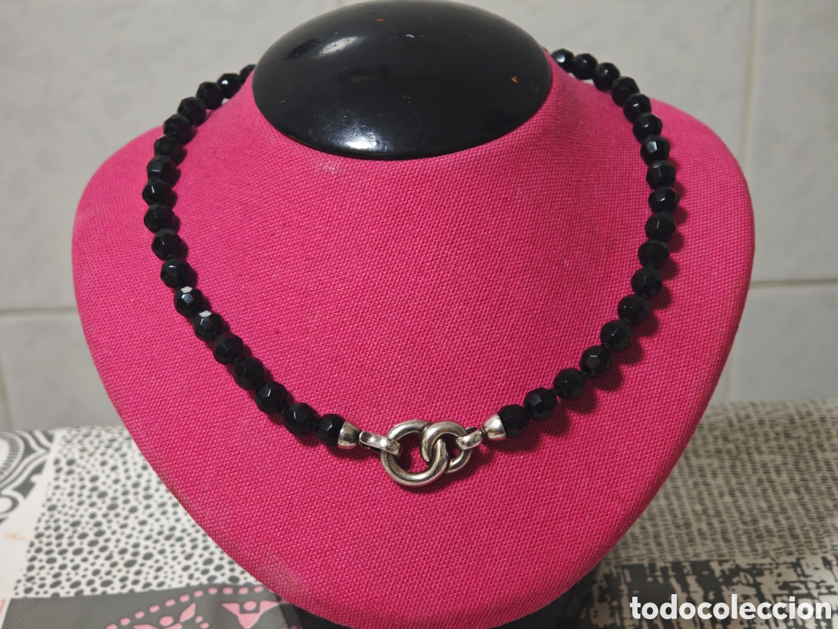 Joyeria: COLLAR ONIX PIEDRAS TALLADA CIERRE PLATA - Foto 6