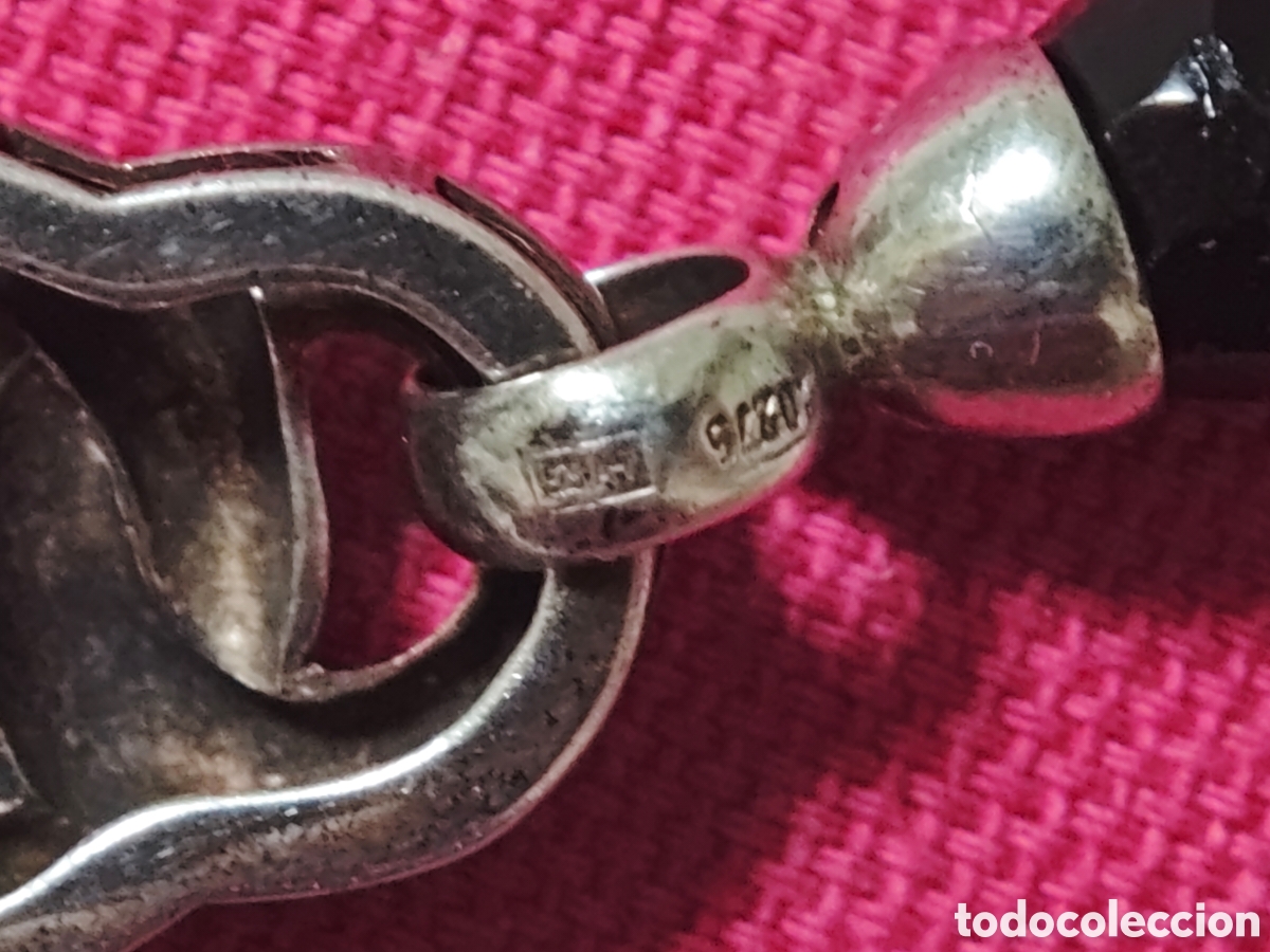 Joyeria: COLLAR ONIX PIEDRAS TALLADA CIERRE PLATA - Foto 8