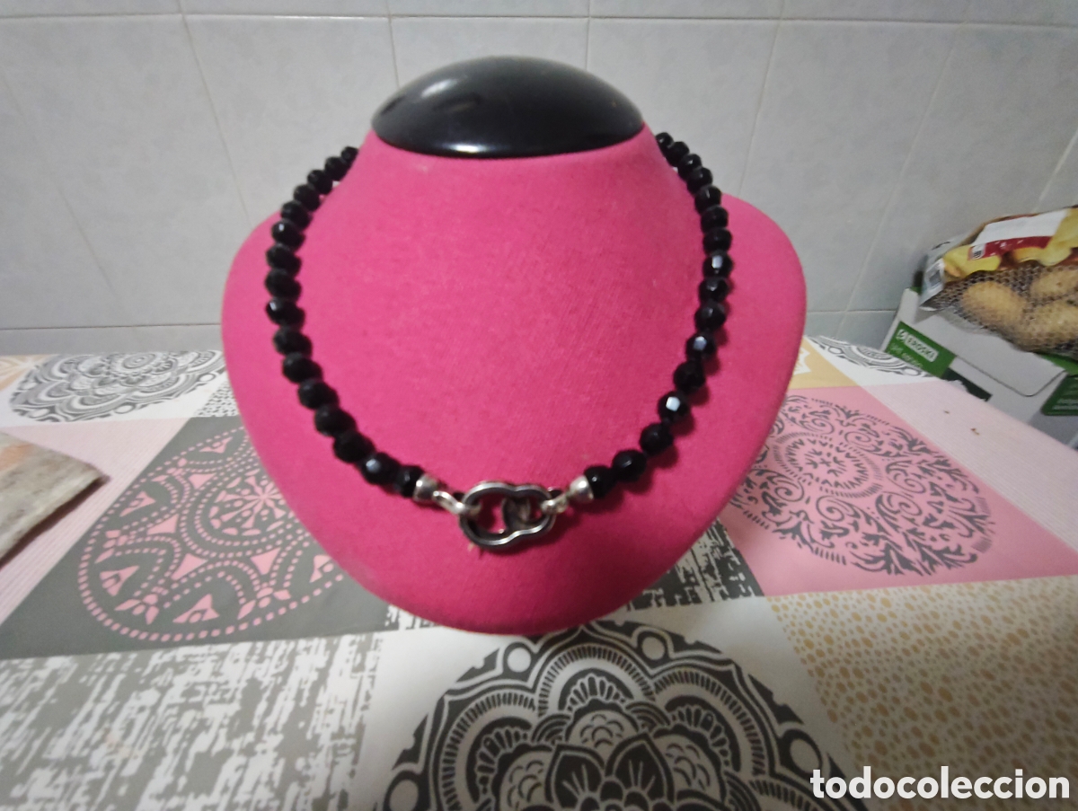 Joyeria: COLLAR ONIX PIEDRAS TALLADA CIERRE PLATA - Foto 9