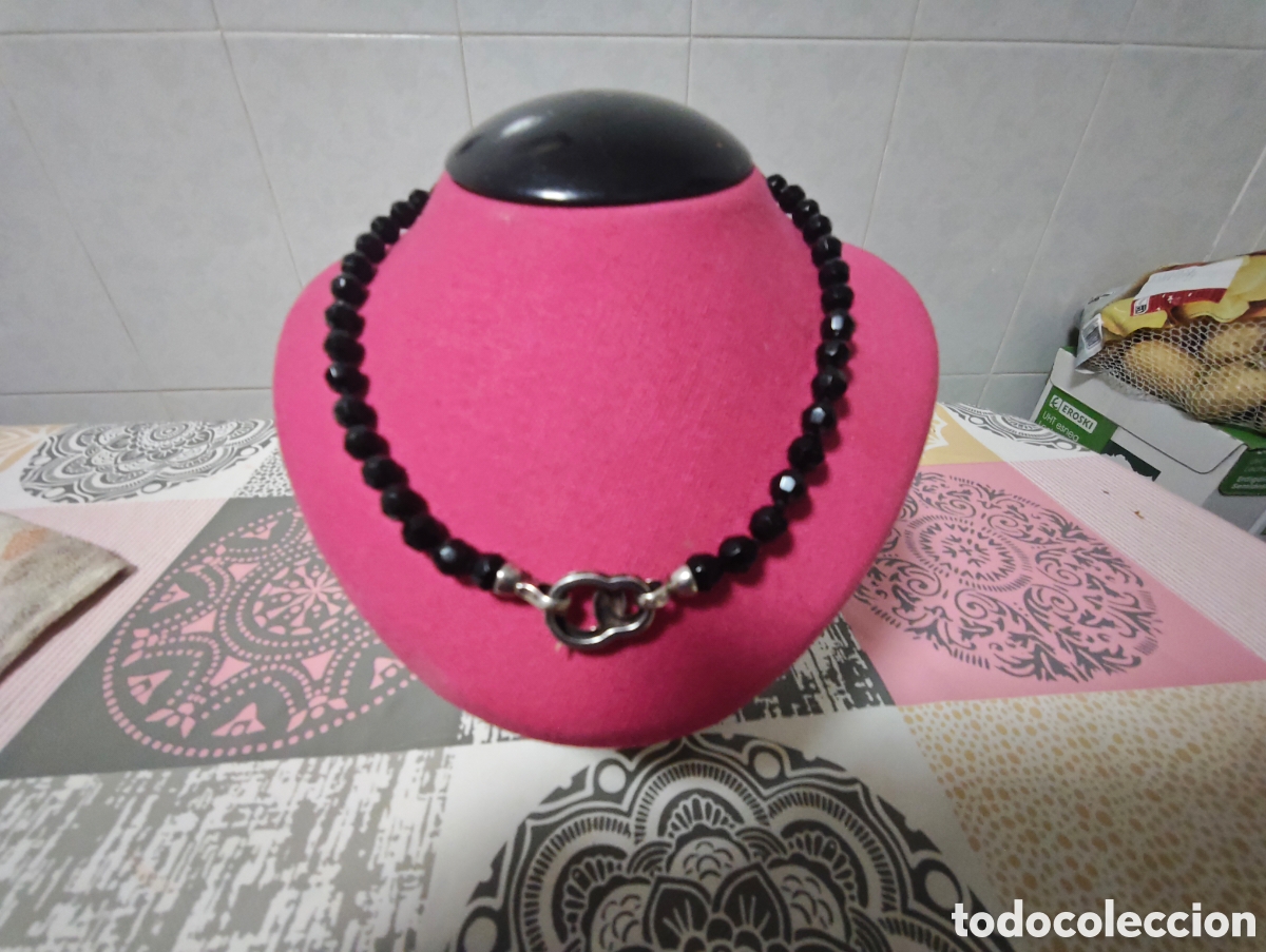 Joyeria: COLLAR ONIX PIEDRAS TALLADA CIERRE PLATA - Foto 10