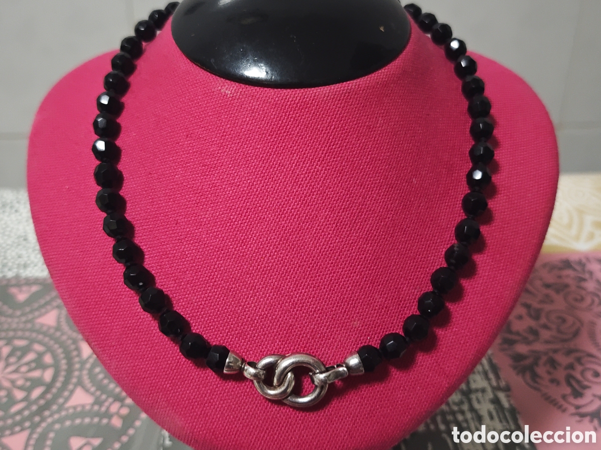Joyeria: COLLAR ONIX PIEDRAS TALLADA CIERRE PLATA - Foto 12