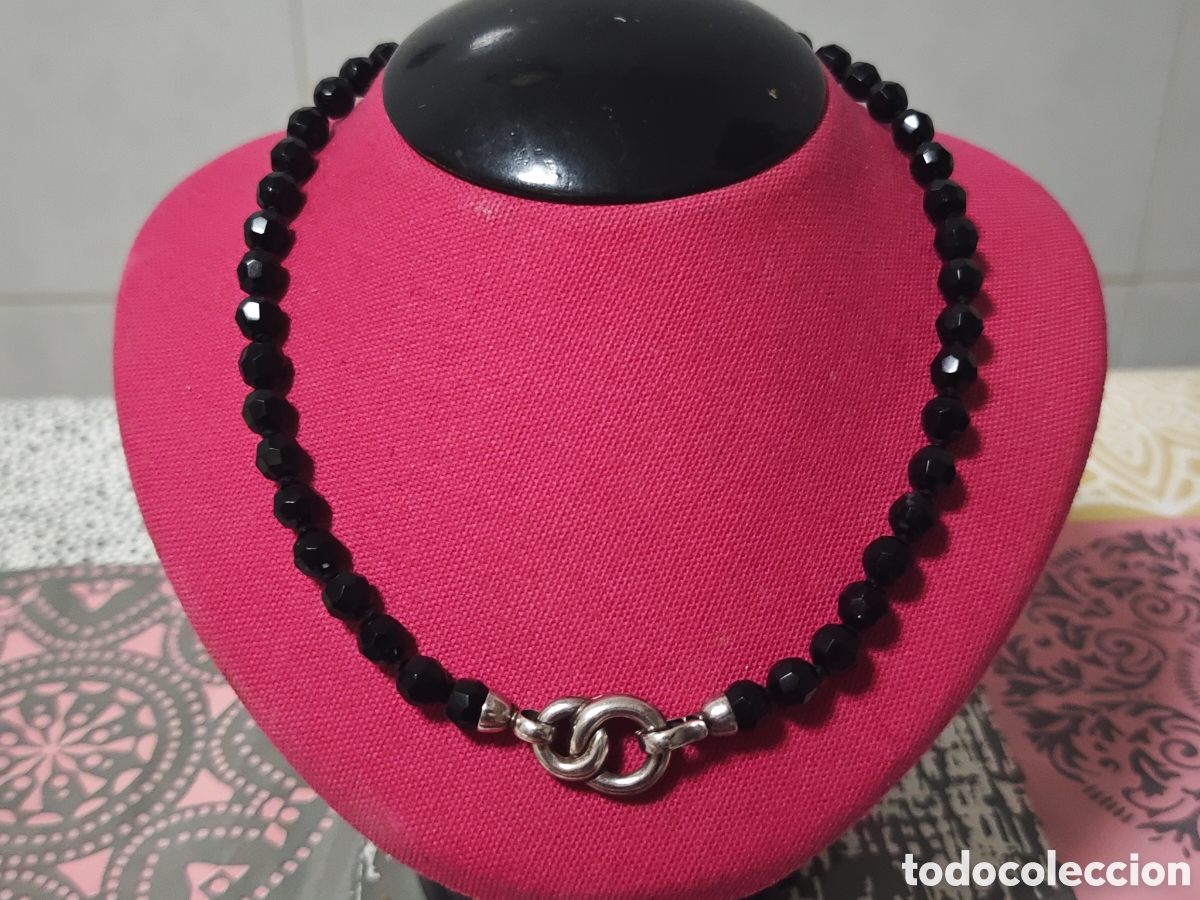Joyeria: COLLAR ONIX PIEDRAS TALLADA CIERRE PLATA - Foto 15