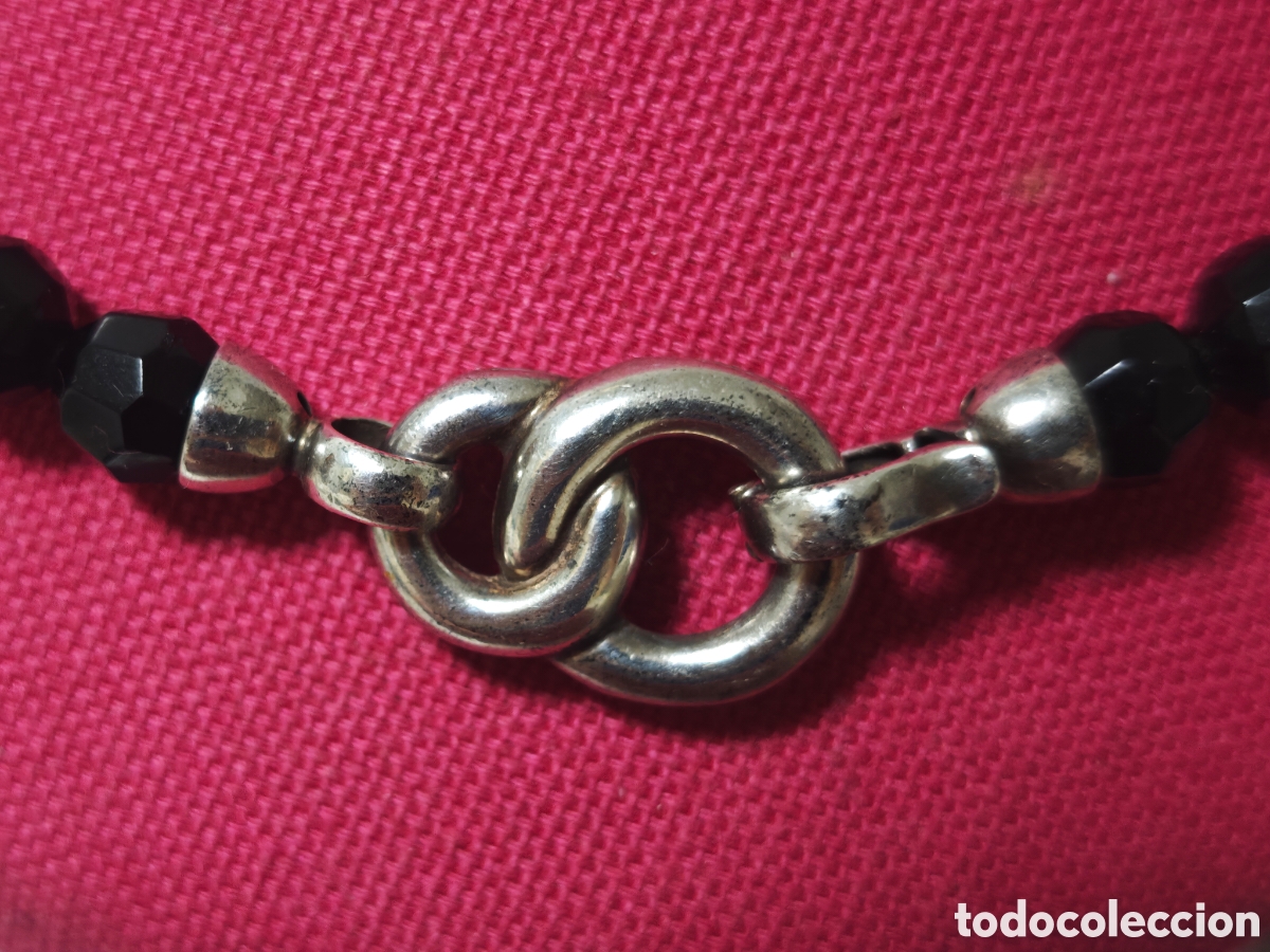 Joyeria: COLLAR ONIX PIEDRAS TALLADA CIERRE PLATA - Foto 14