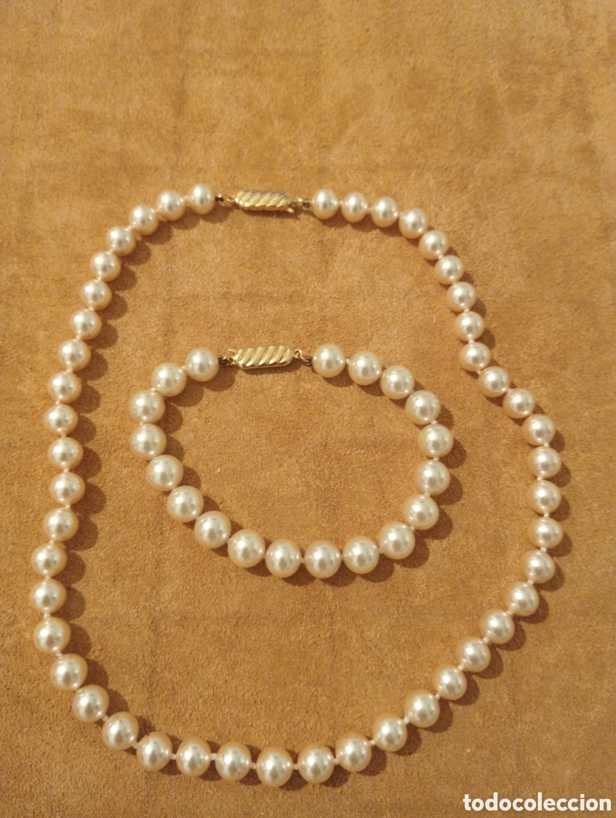 Joyeria: Conjunto de collar y pulsera de perlas a juego - Foto 4