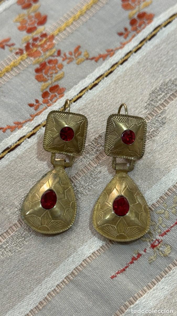 Joyeria: Pendientes de almendra. Piedra roja - Foto 8