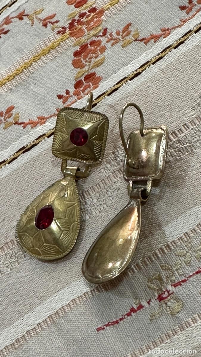 Joyeria: Pendientes de almendra. Piedra roja - Foto 9