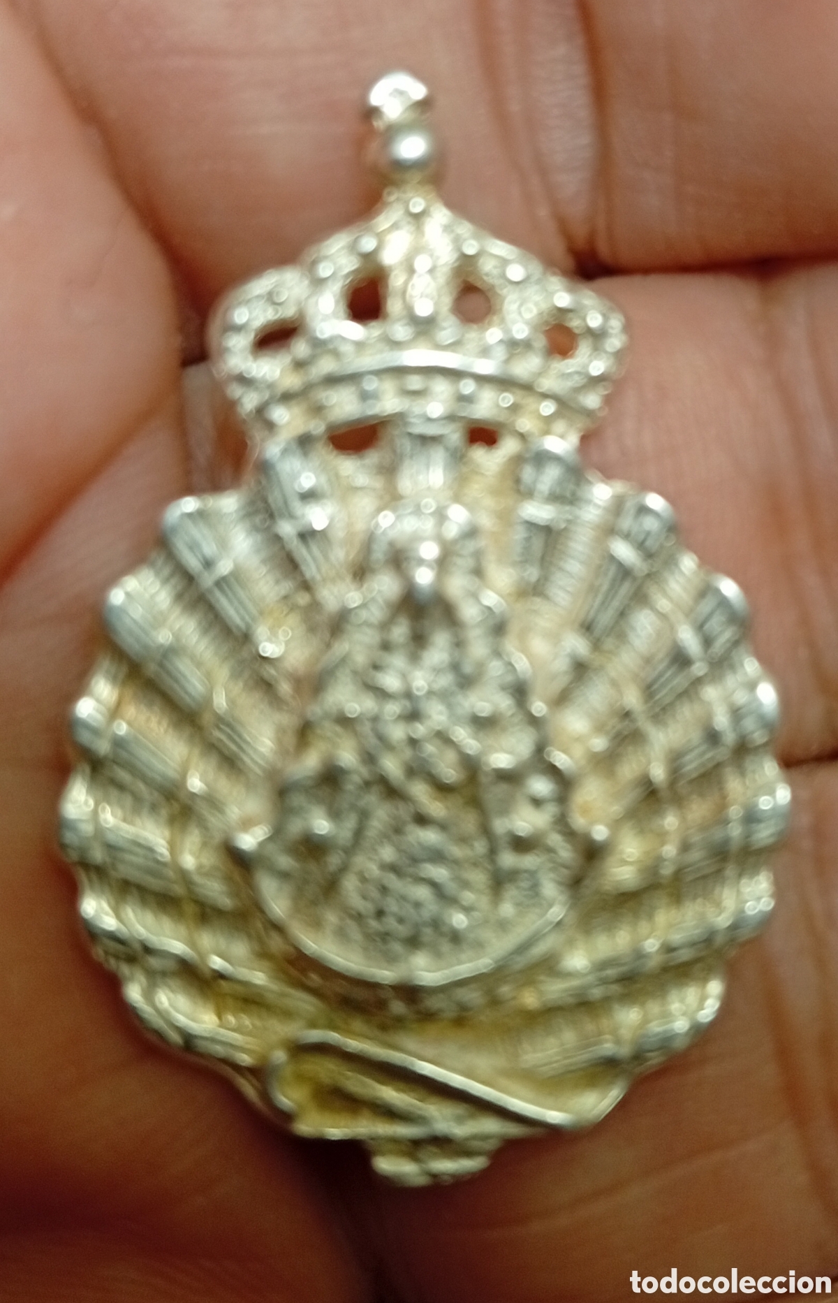 Joyeria: Preciosa medalla de plata vintage Cristian Lay