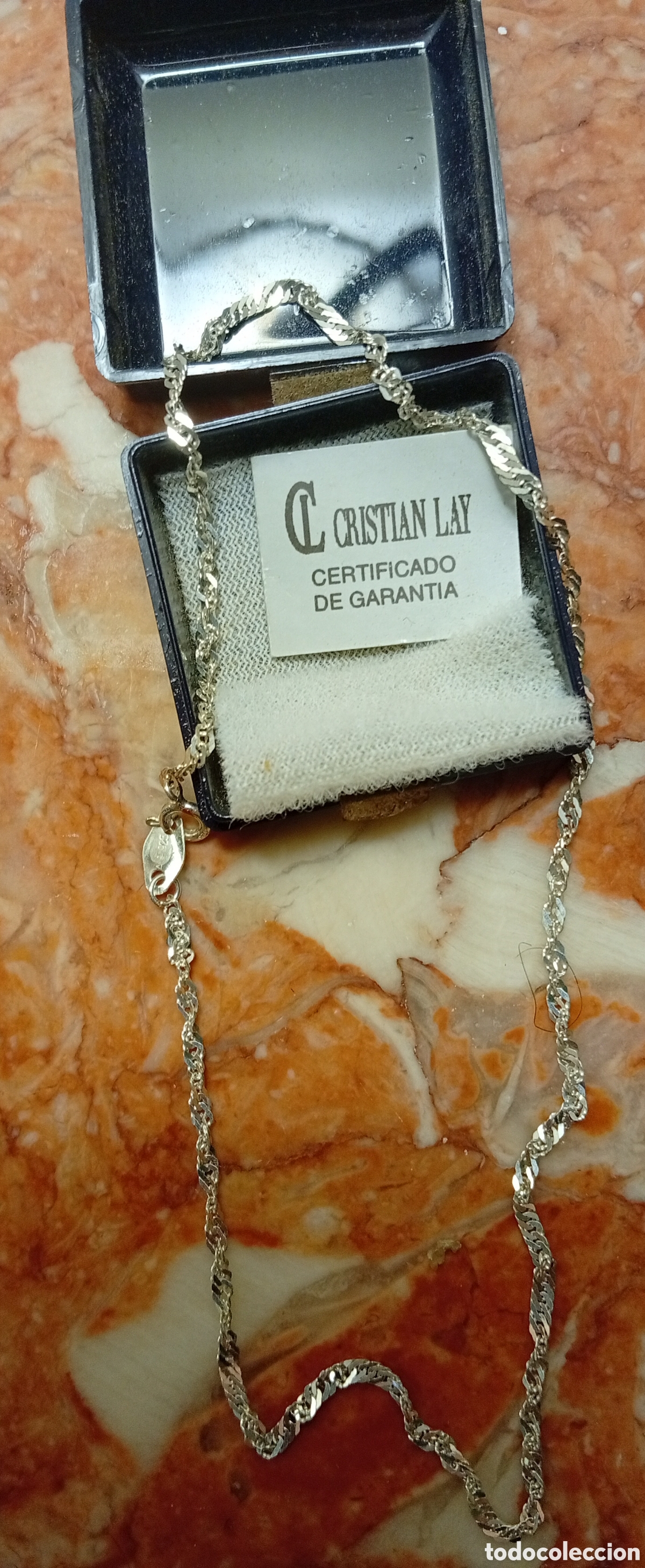 Joyeria: Preciosa gargantilla vintage de plata de la firma Cristian Lay