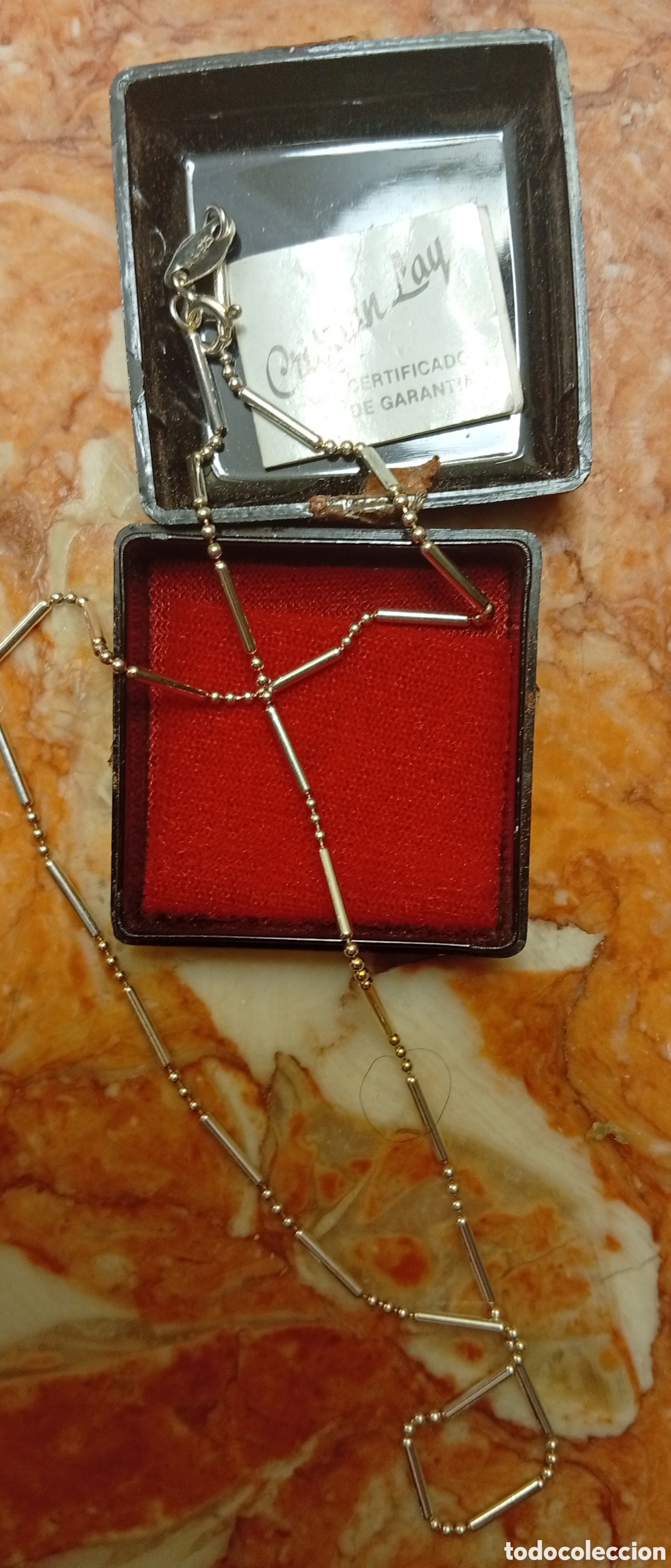 Joyeria: Preciosa gargantilla de plata vintage de la firma Cristian Lay