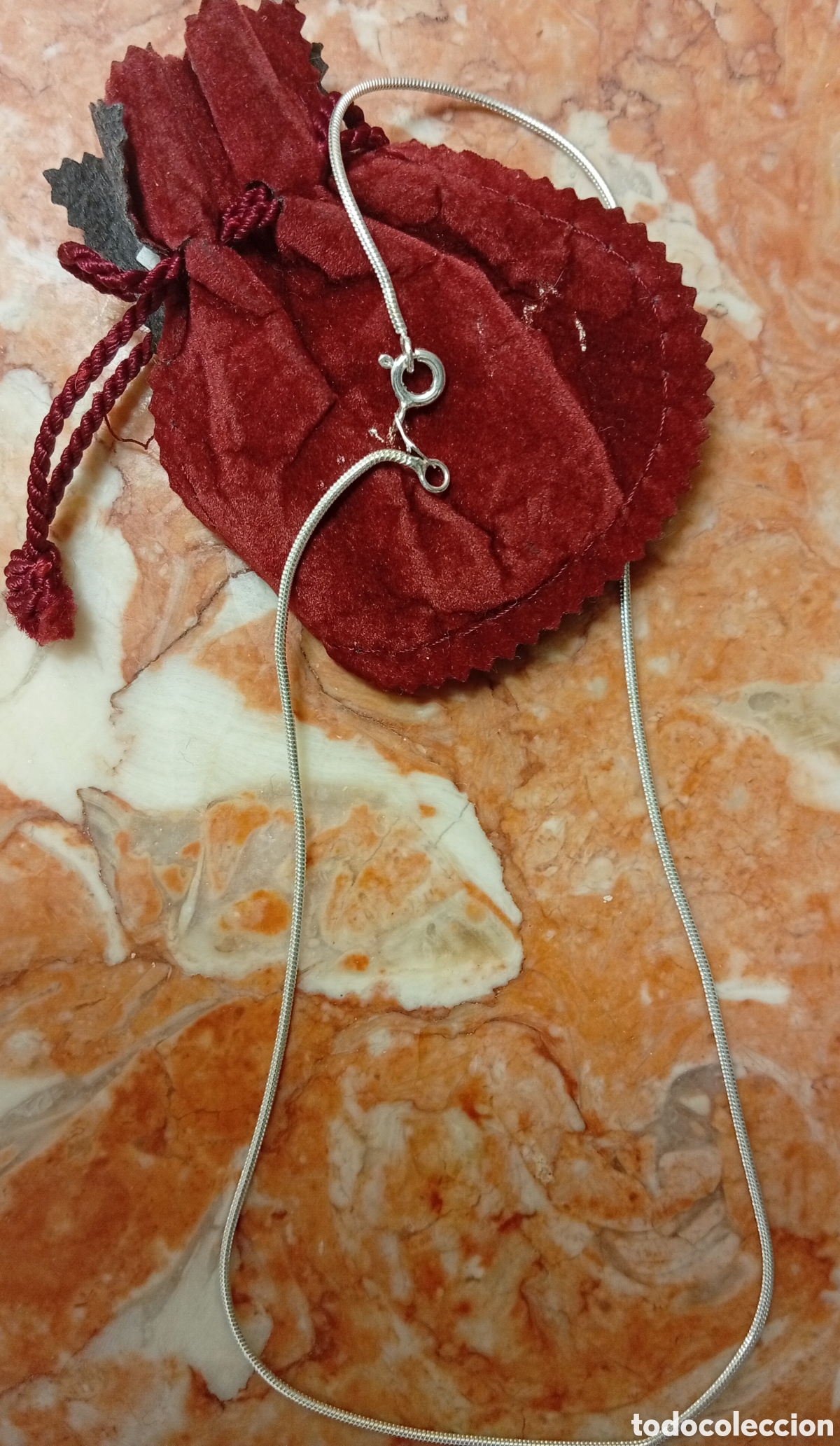 Joyeria: Preciosa cadena gargantilla vintage de plata de la firma Cristian Lay