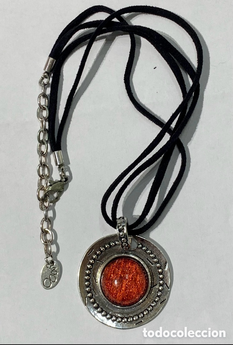 Joyeria: Colgante. TROPICART. Bisuter&iacute;a. Resina. Made in Spain. A&ntilde;os 90.