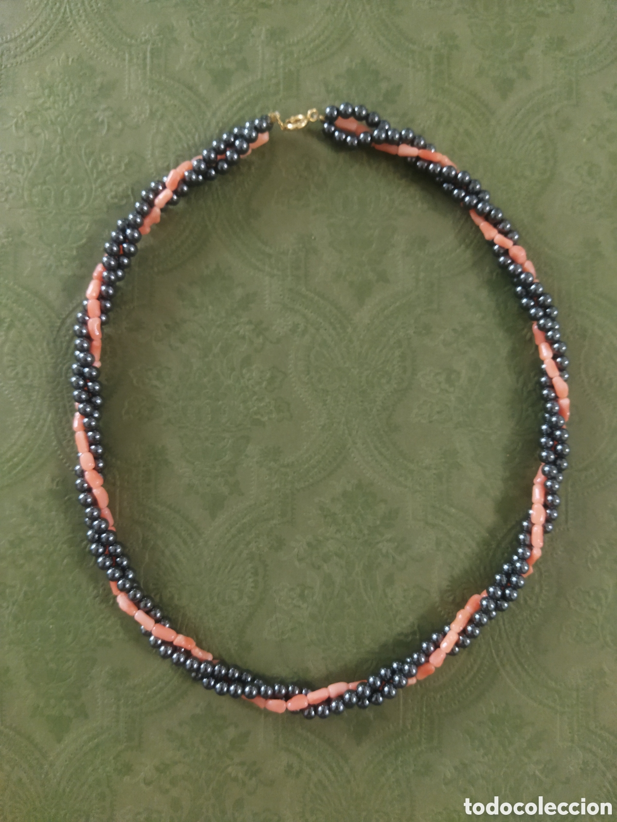 Joyeria: COLLAR CORAL HEMATITA
