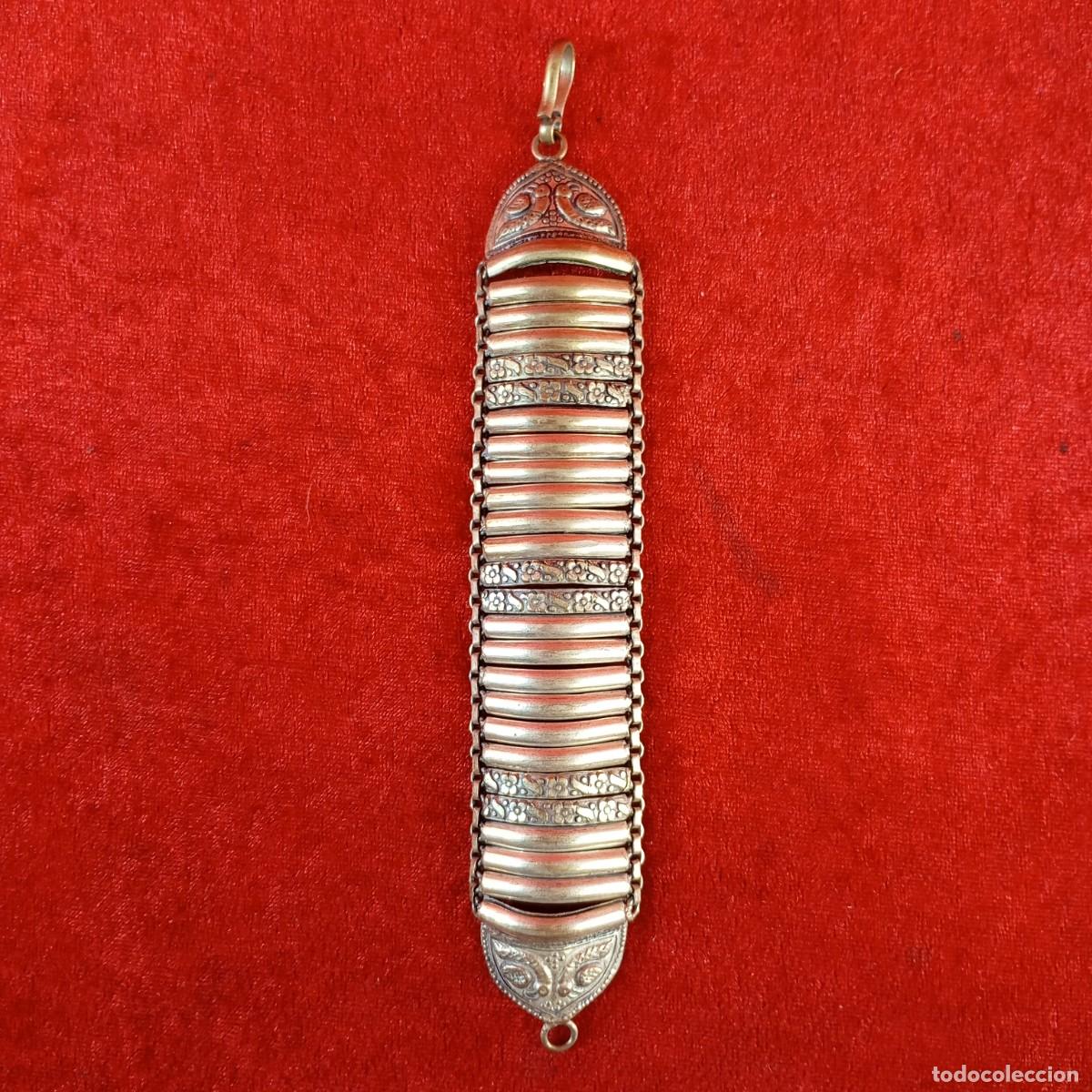 Joyeria: PRECIOSO BRAZALETE - ESTILO PERSA / &Aacute;RABE - C. 1900 - BA&Ntilde;O DE PLATA ??? - RAR&Iacute;SIMO / 3224