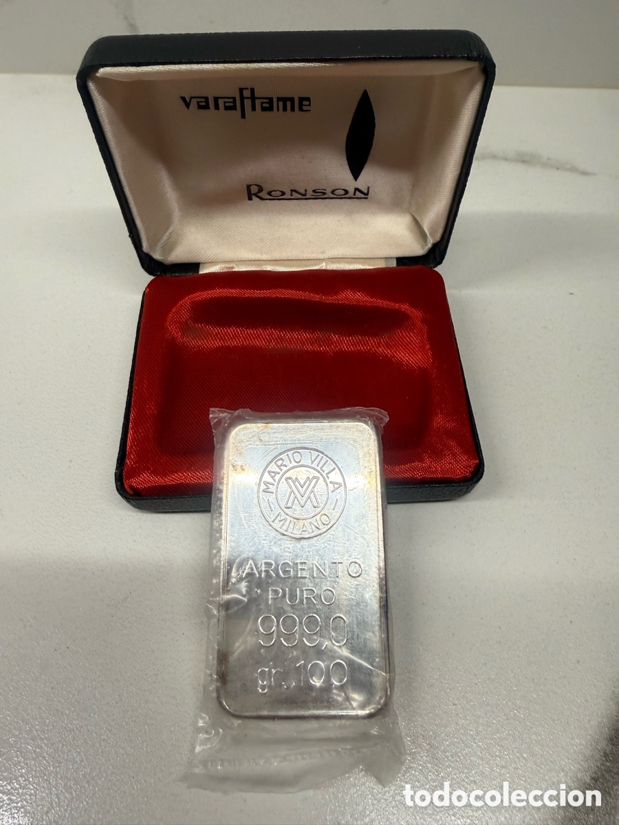 Joyeria: Lingote Mario villa plata pura 999
