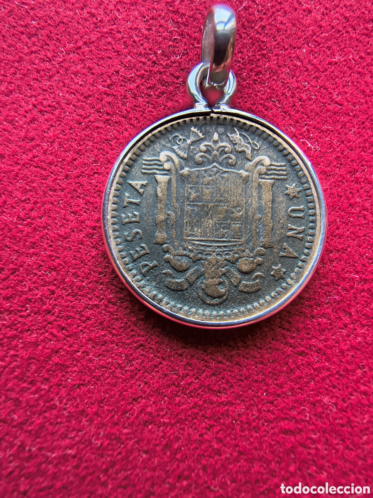 Joyeria: Colgate plata/ moneda. - Foto 2
