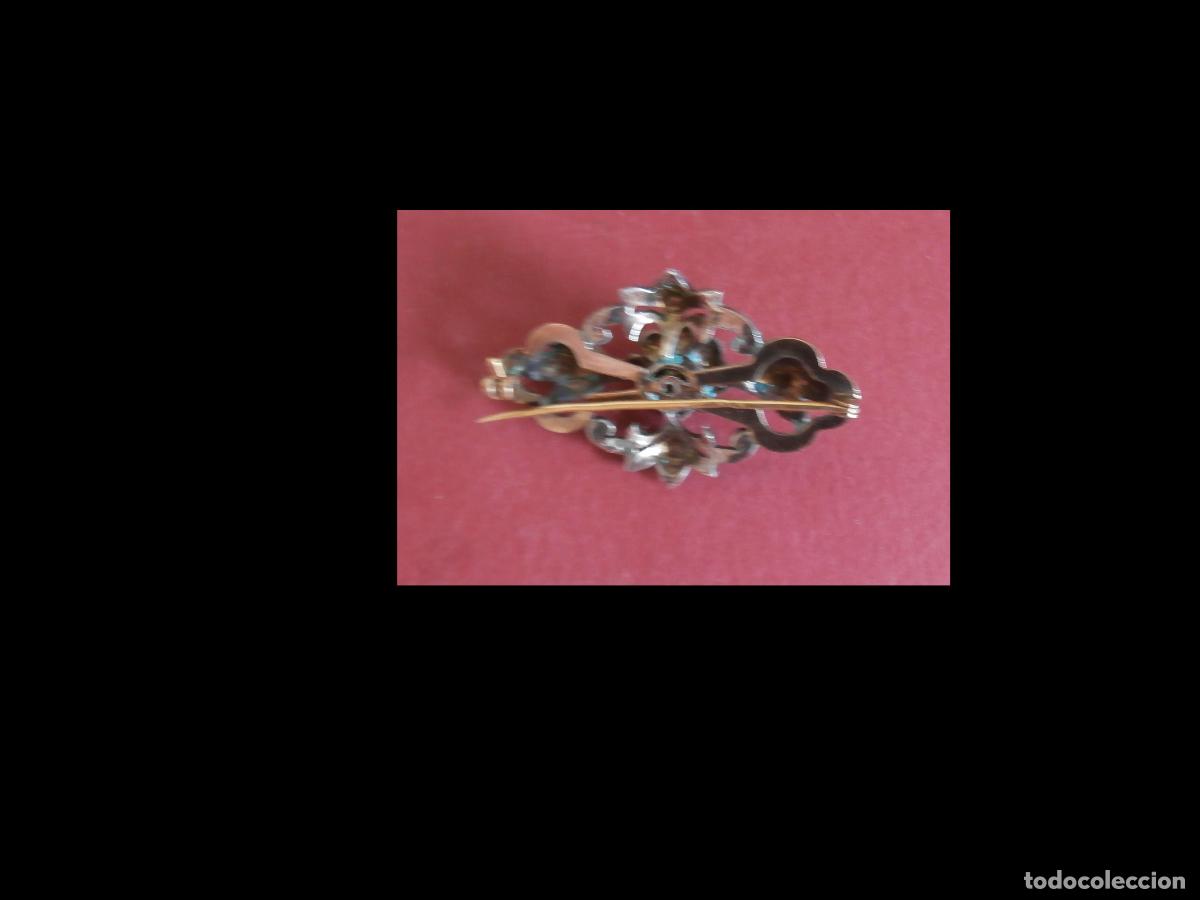 Joyeria: Broche con marquesita y perla - Foto 2