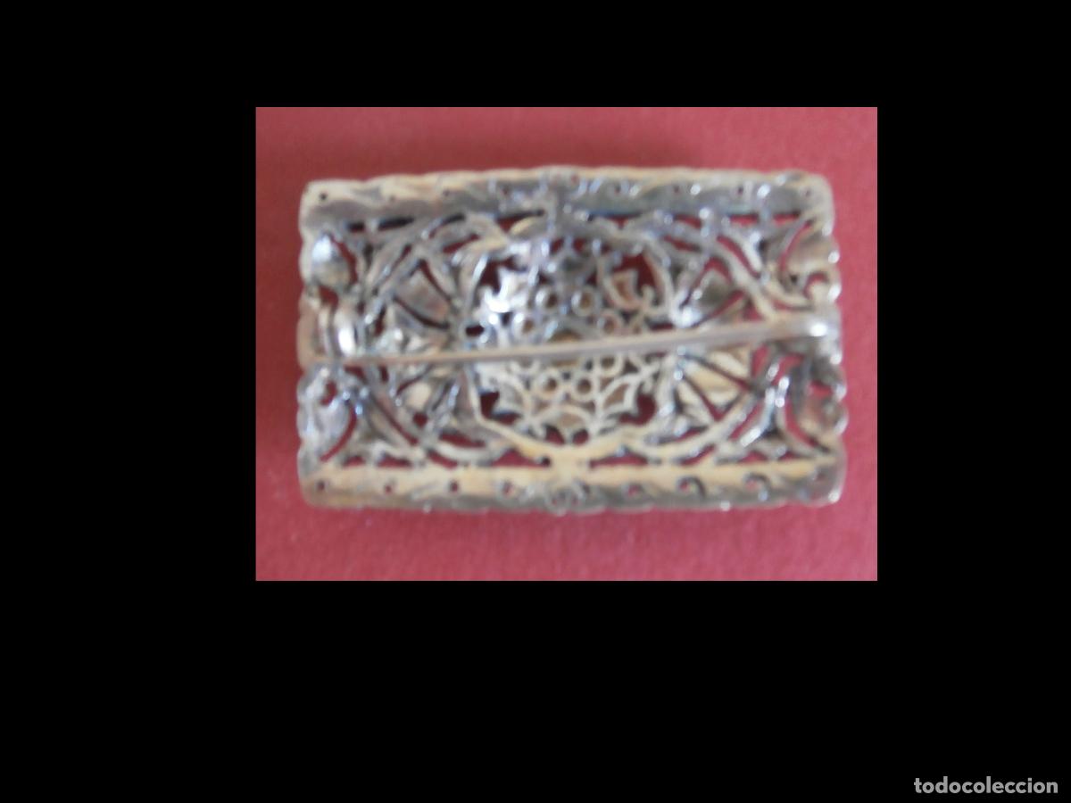 Joyeria: Broche con marquesitas y lineas doradas - Foto 2