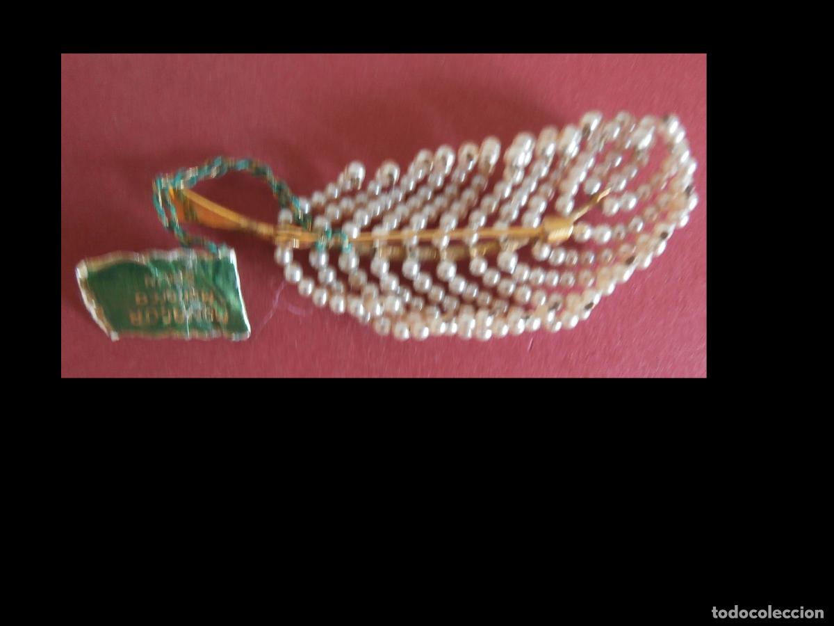 Joyeria: Broche en forma de pluma de perlas de Mallorca - Foto 2