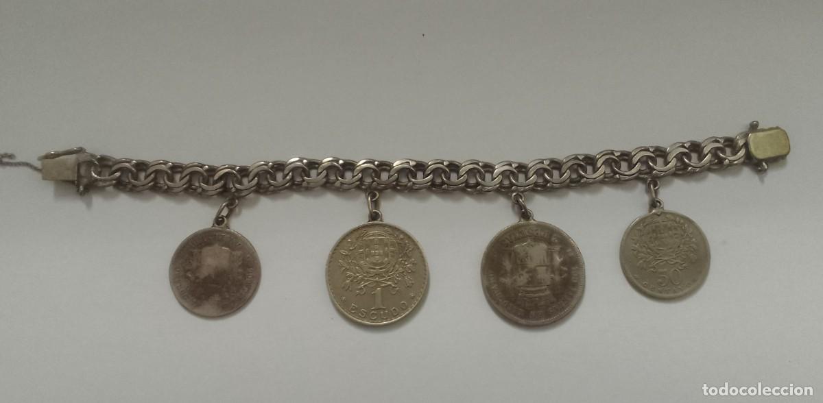 Joyeria: PULSERA DE PLATA CON MONEDAS - Foto 2