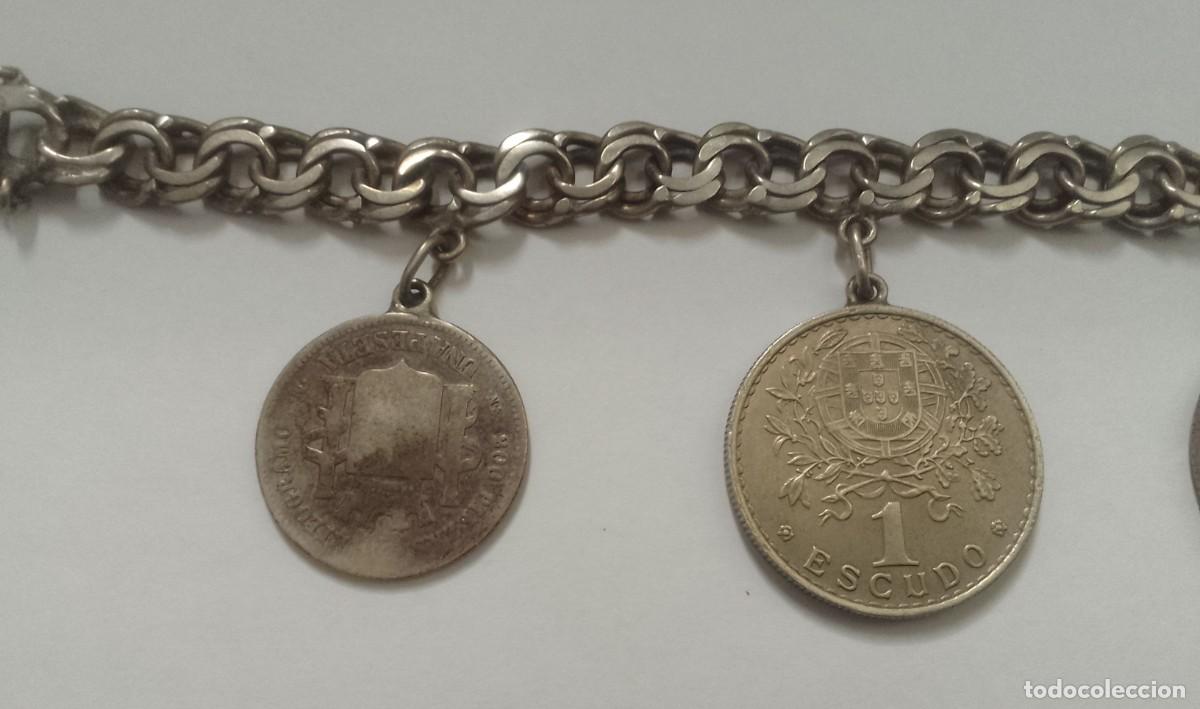 Joyeria: PULSERA DE PLATA CON MONEDAS - Foto 3