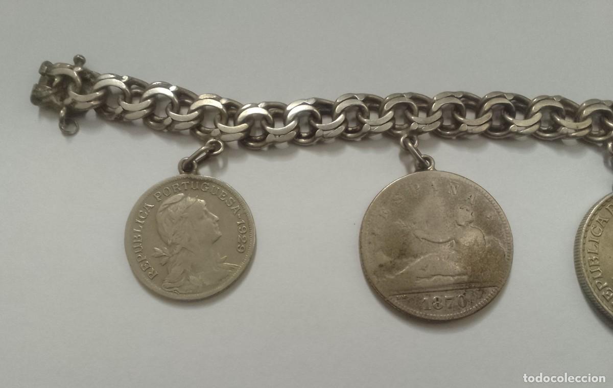 Joyeria: PULSERA DE PLATA CON MONEDAS - Foto 4