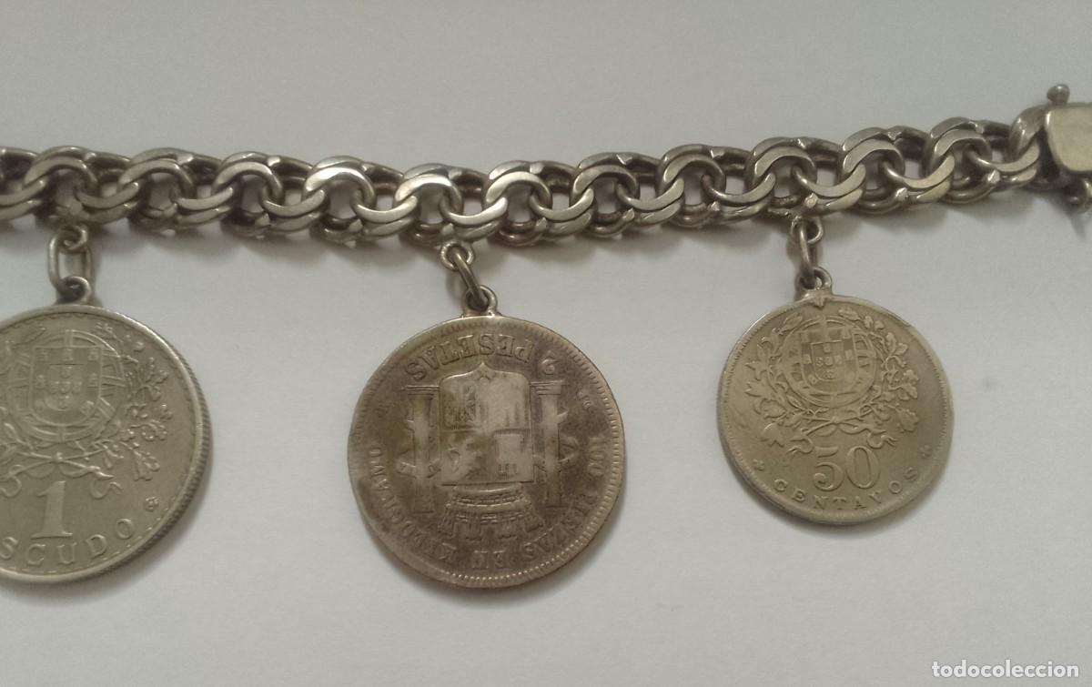 Joyeria: PULSERA DE PLATA CON MONEDAS - Foto 5