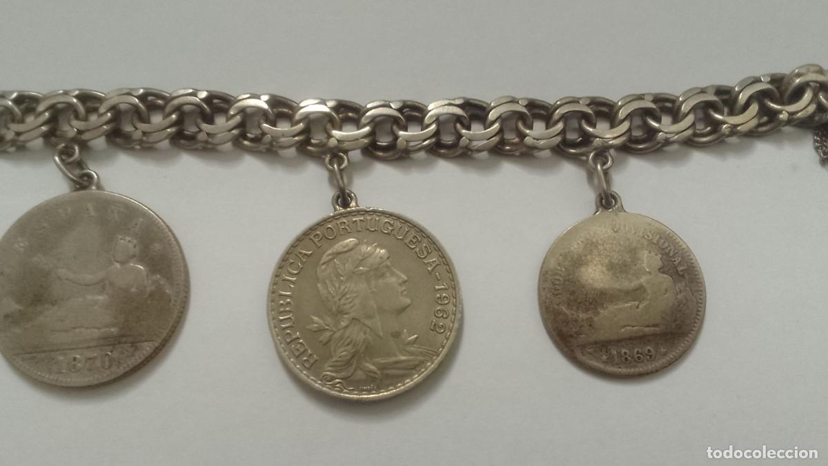 Joyeria: PULSERA DE PLATA CON MONEDAS - Foto 6