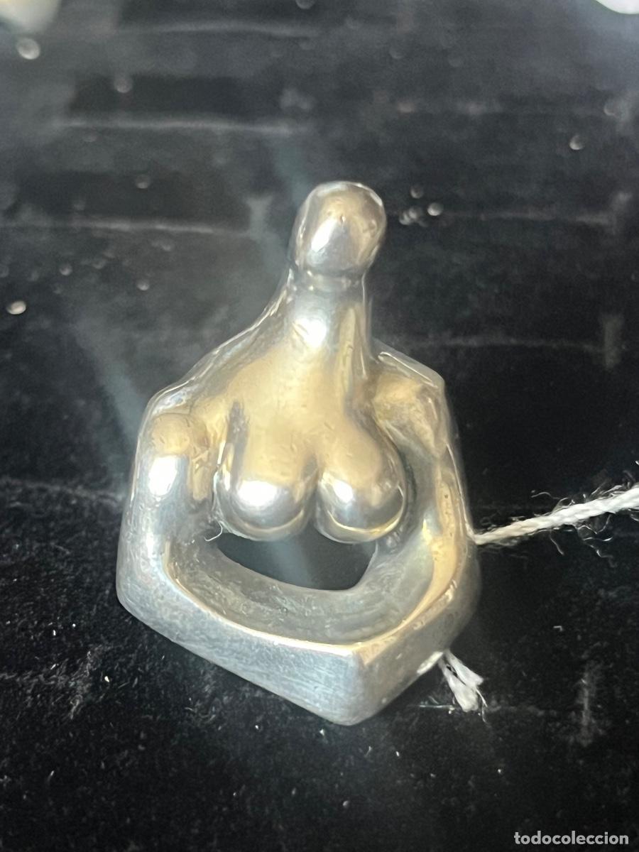 Joyeria: ANILLO DE DISE&Ntilde;O DE PLATA DE JORDI ALUMA FIRMADO.