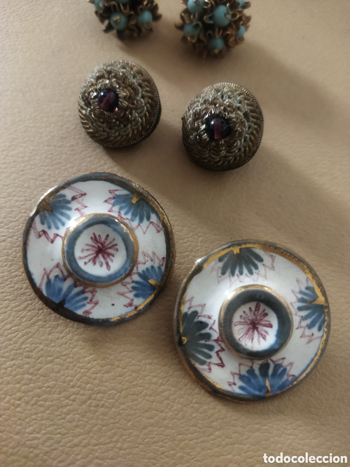 Joyeria: PENDIENTES ANTIGUOS LOTE - Foto 2