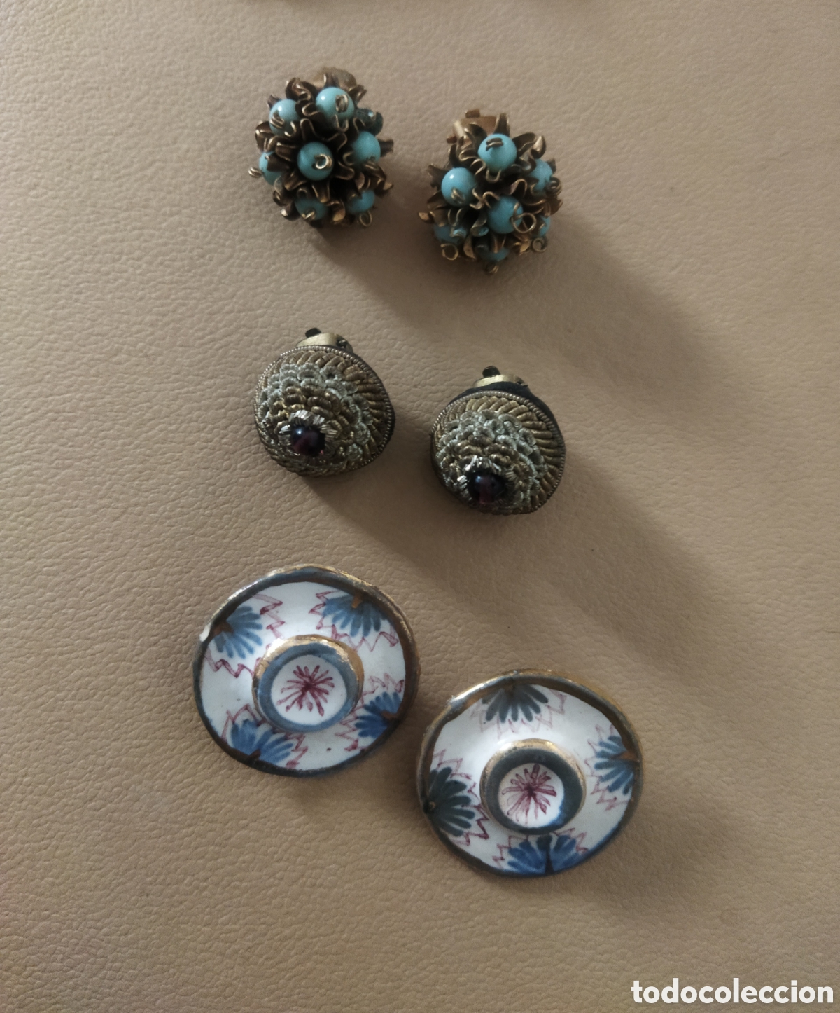 Joyeria: PENDIENTES ANTIGUOS LOTE