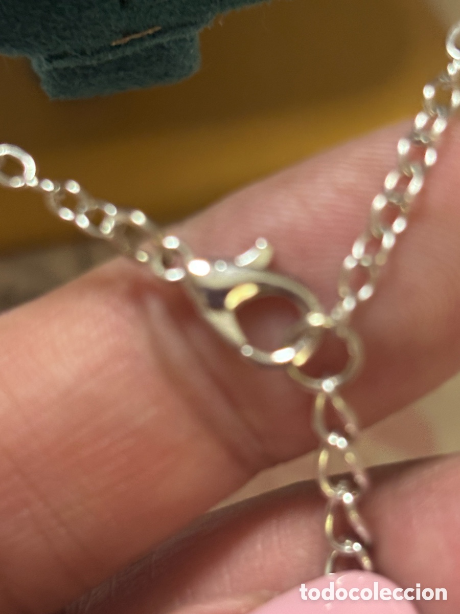 Joyeria: Cadena plateada con amapola - Foto 3