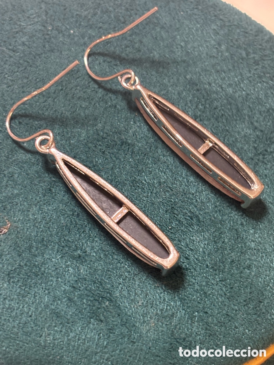 Joyeria: Pendientes con cristal rojo - Foto 3
