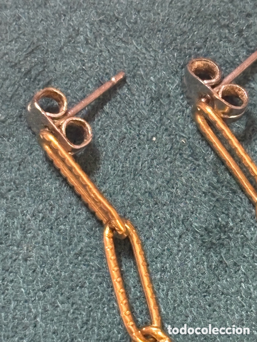 Joyeria: Pendientes dorados cruz - Foto 2