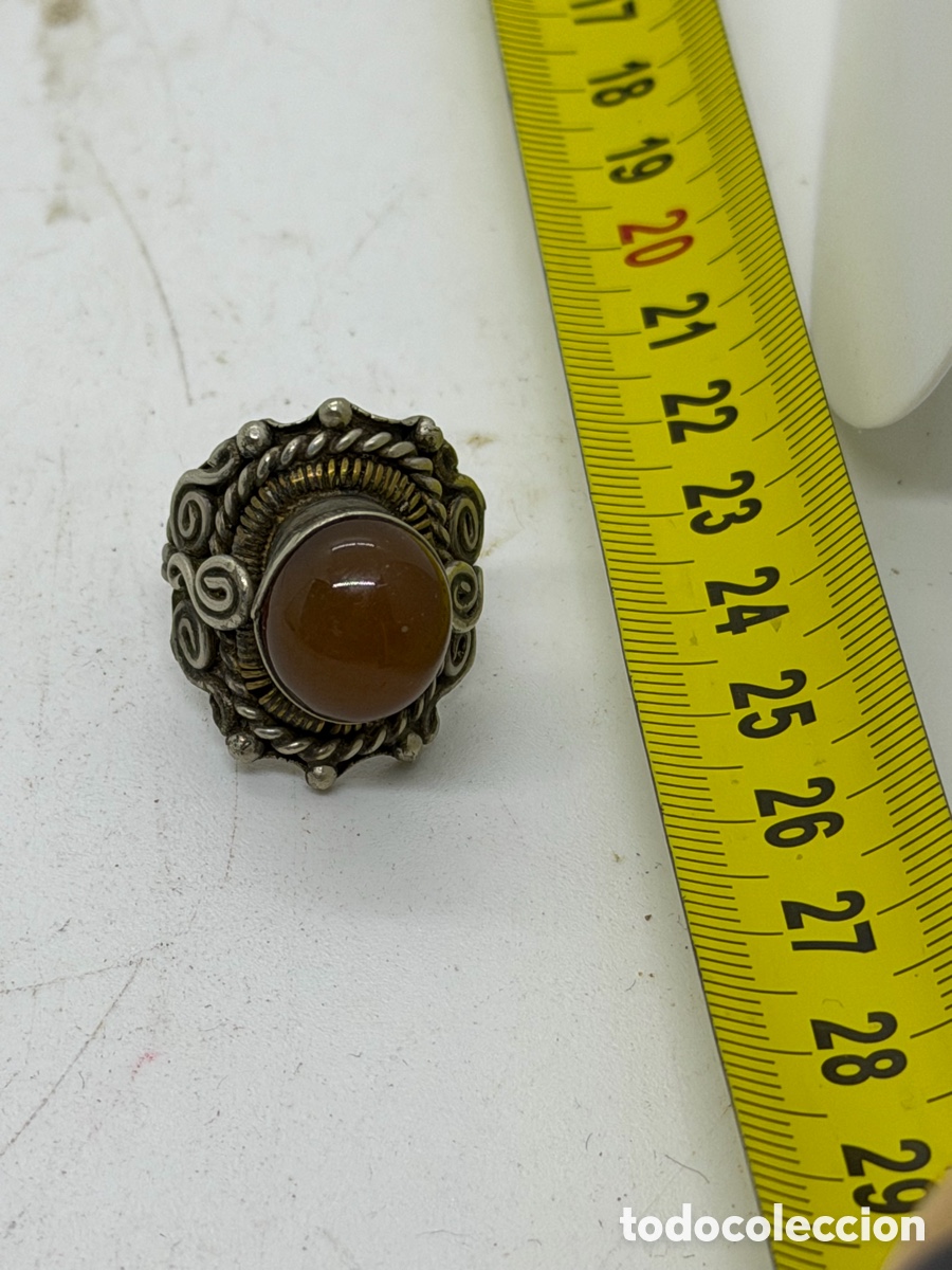 Joyeria: Antiguo Anillo de Plata - Foto 3