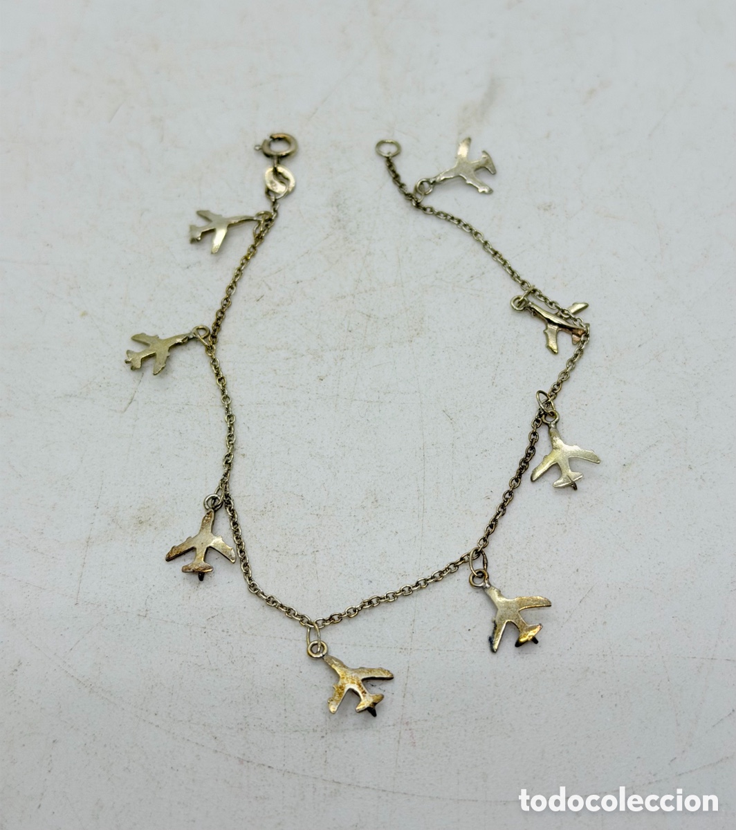 Joyeria: Pulsera de Aviones en Plata de Ley - Foto 5