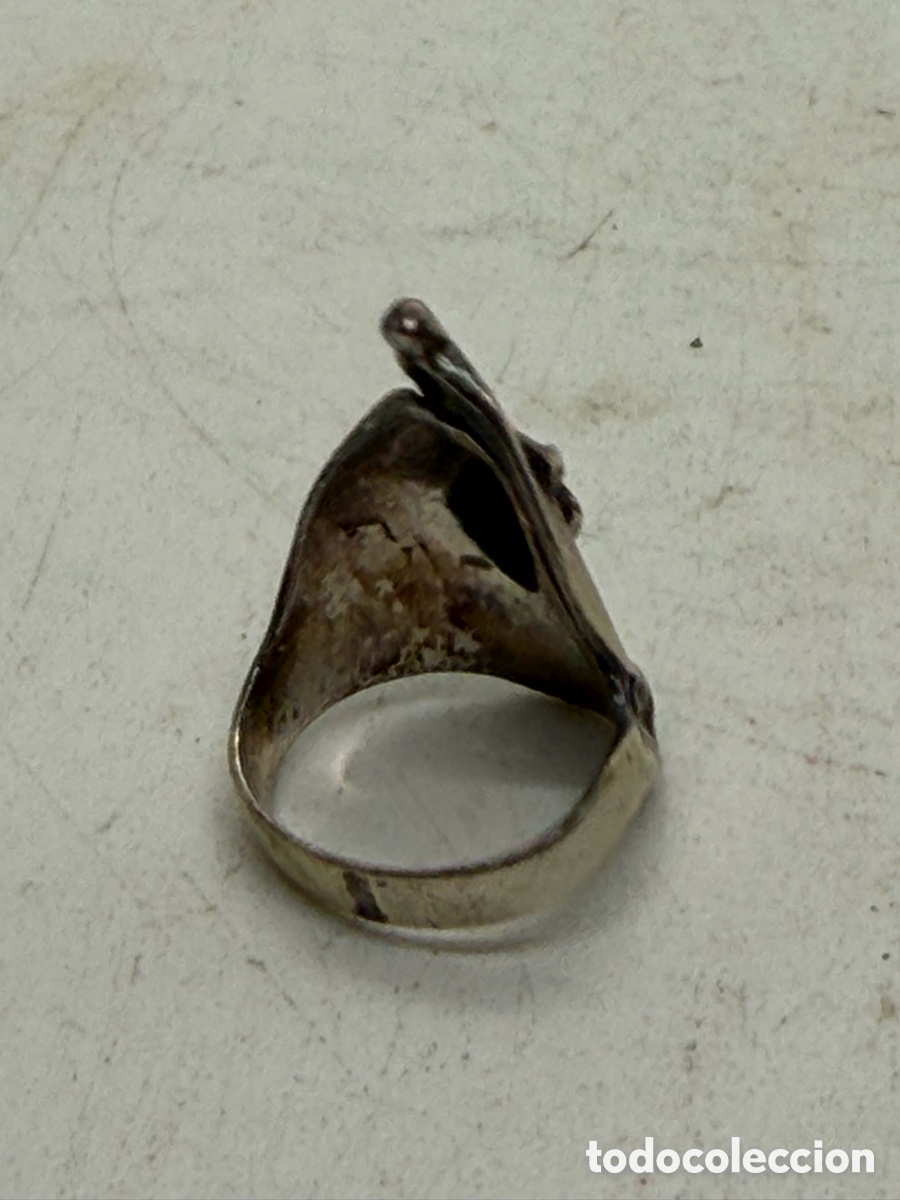 Joyeria: Antiguo Anillo de Plata - Foto 4