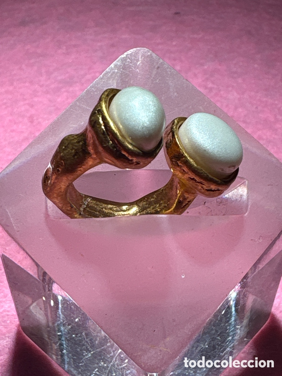Joyeria: Anillo dorado estilo Uno de 50 nuevo (A4) - Foto 2