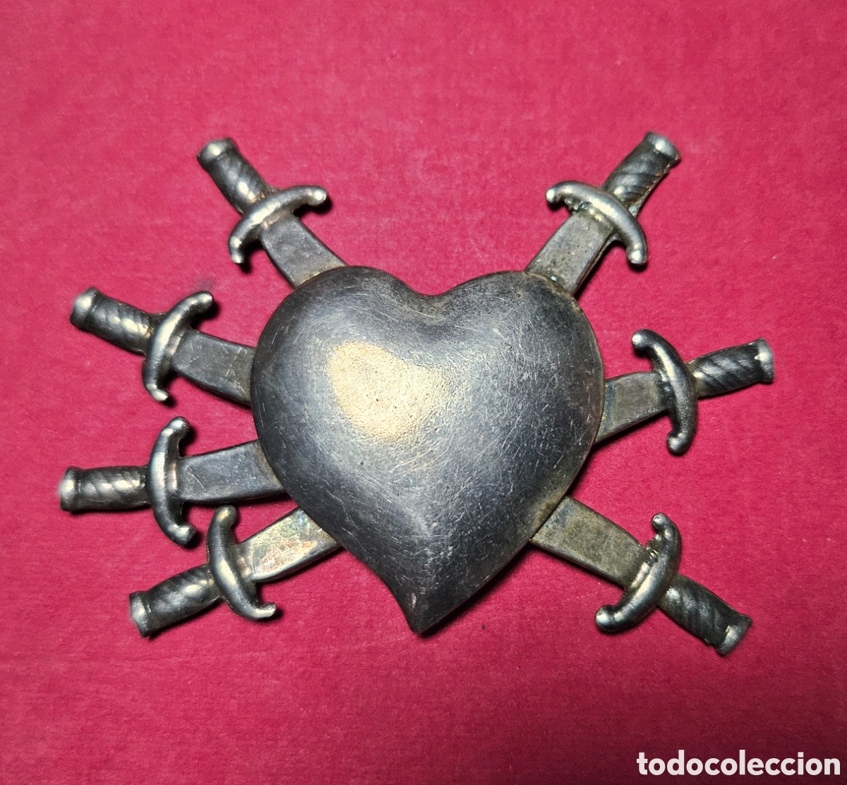 Joyeria: ORIGINAL CORAZ&Oacute;N CON 7 PU&Ntilde;ALES