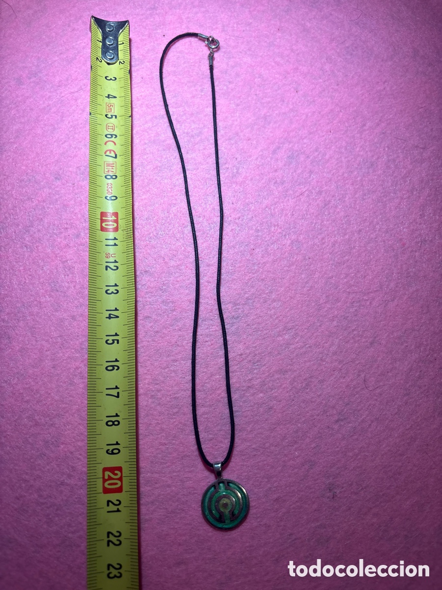 Joyeria: Colgante laberinto Celta en playa de ley 925 y esmalte (A4) - Foto 4
