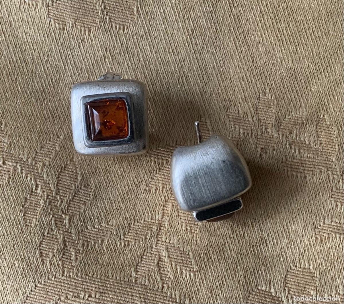 Joyeria: PENDIENTES PLATA Y &Aacute;MBAR DEL BALTICO - Foto 6