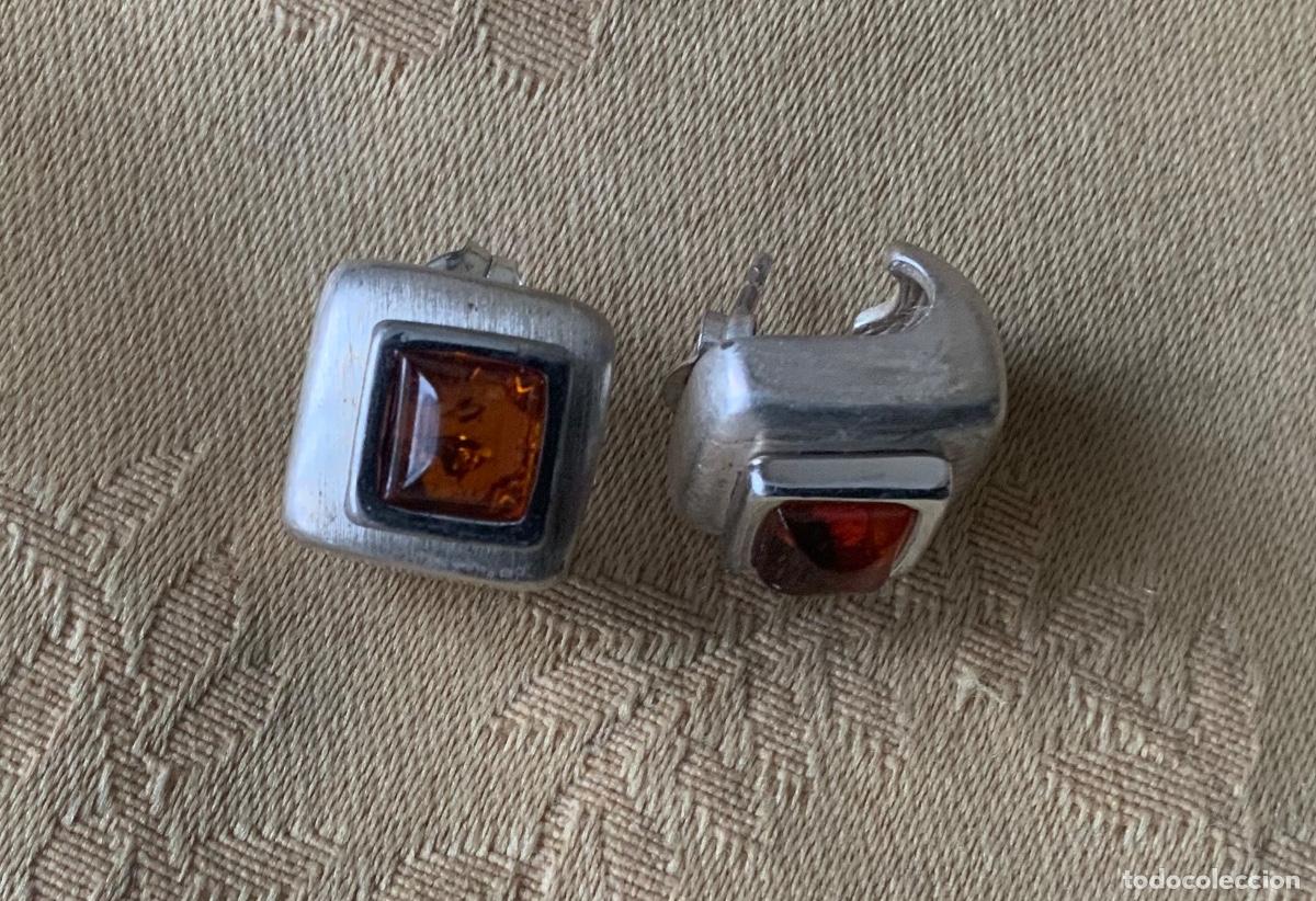 Joyeria: PENDIENTES PLATA Y &Aacute;MBAR DEL BALTICO - Foto 7